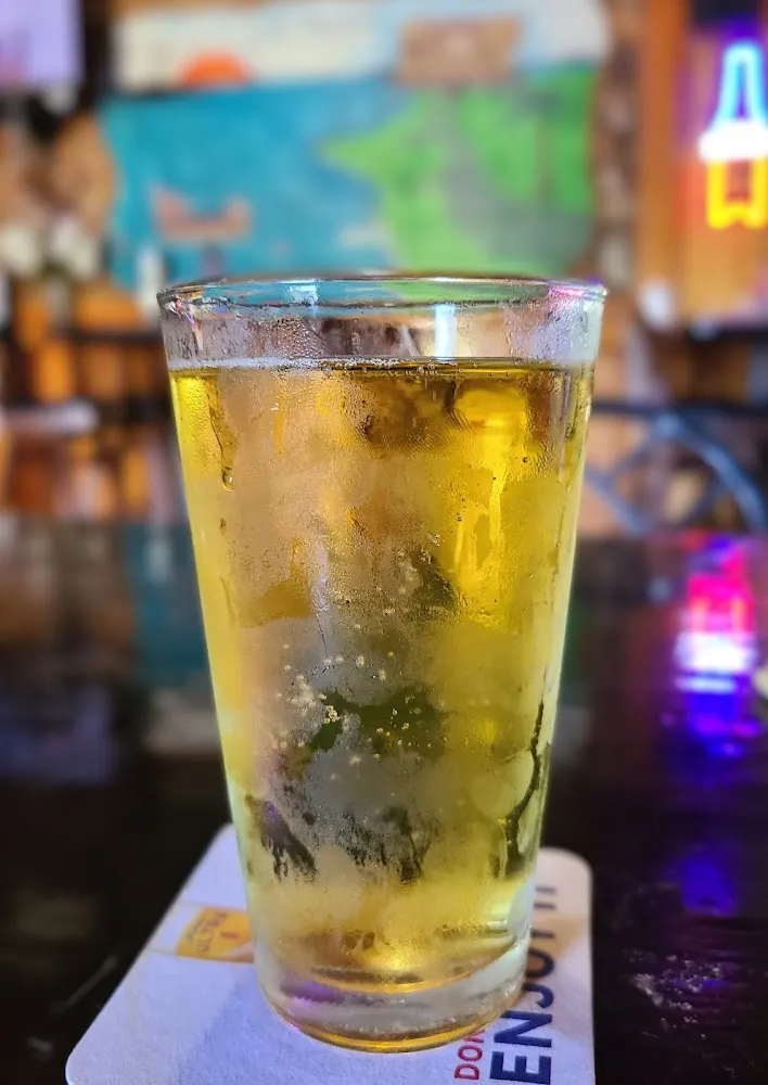 Cold Draft Beer in a Frosted Glass